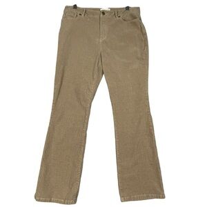 Ann Mashburn Classic Casual Earthy Tan Corduroy Pants - Sz 29*